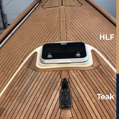 Optik-Haptik Teakholz und HLF im direkten Vergleich