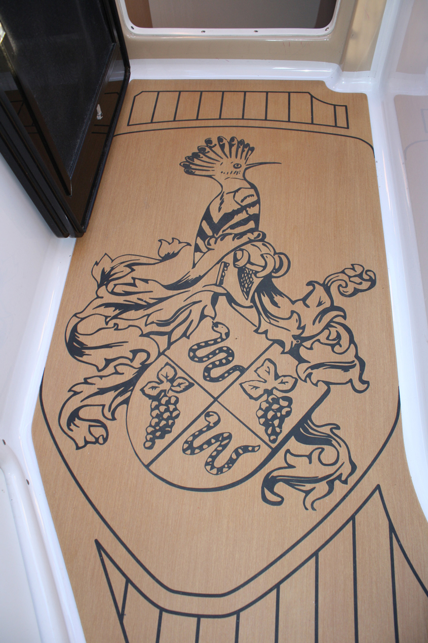 Bodenbelag für Boote - Edles Design für Yachtböden, sowie Segel- & Motorboote